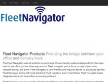 Tablet Screenshot of fleetnavigator.com